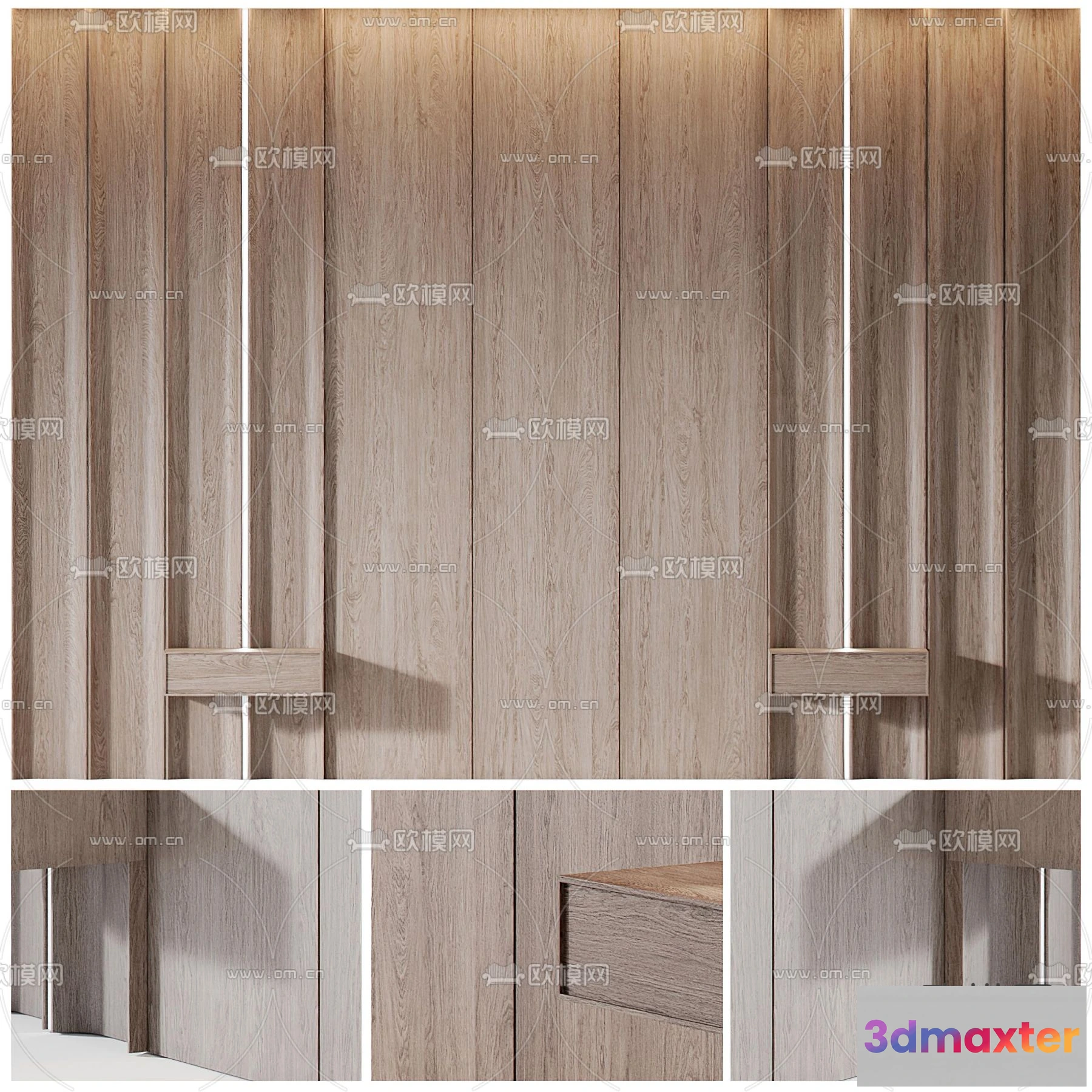 1163794 - WABI SABI STYLE 3D MODELS - BED-PANELS - 0001