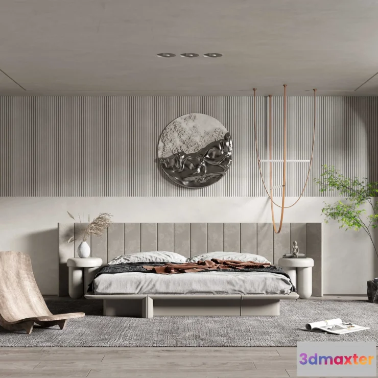 1164706 - BEDROOM - MODERN STYLE - 3D SCENE - 266