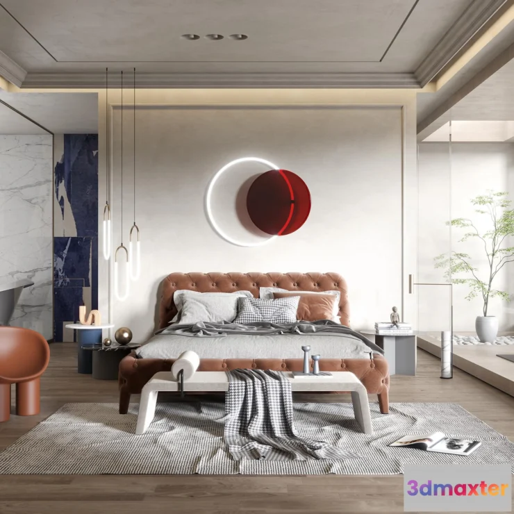 1164714 - BEDROOM - MODERN STYLE - 3D SCENE - 270