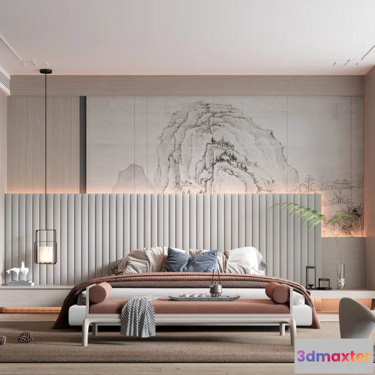 1164728 - BEDROOM - MODERN STYLE - 3D SCENE - 277