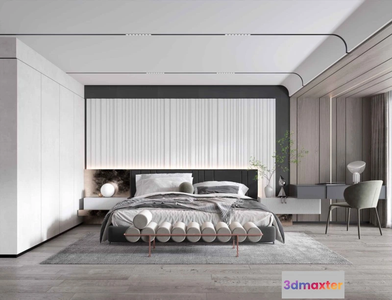 1164764 - BEDROOM - MODERN STYLE - 3D SCENE - 295
