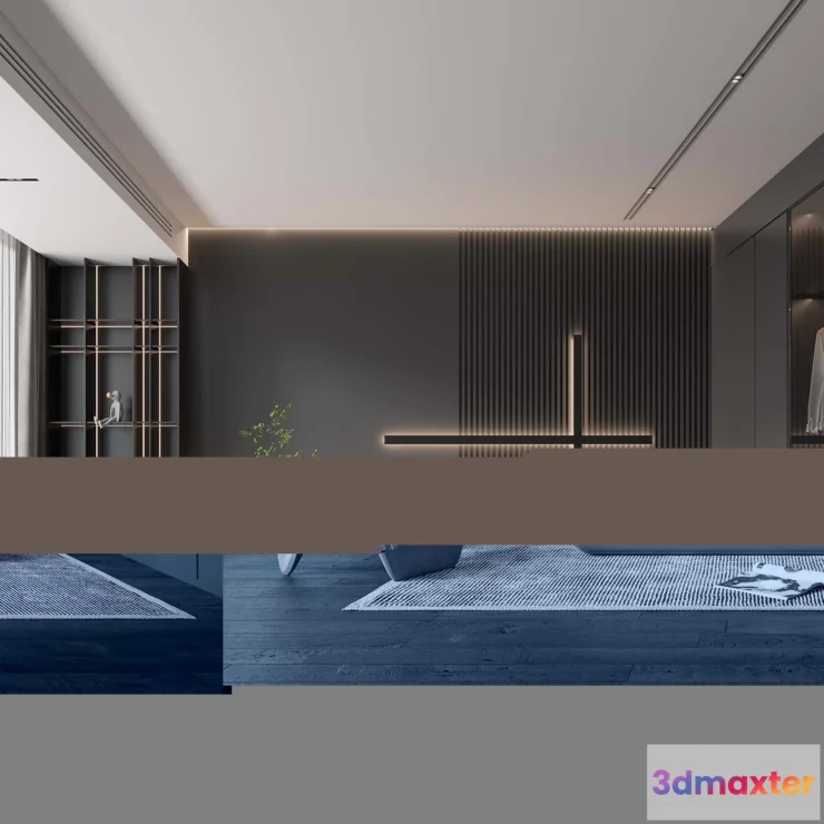 1164862 - BEDROOM - MODERN STYLE - 3D SCENE - 344
