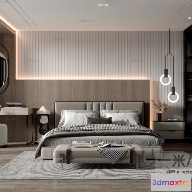 1190046 - BEDROOM - SCENES - 3D MODELS - 003