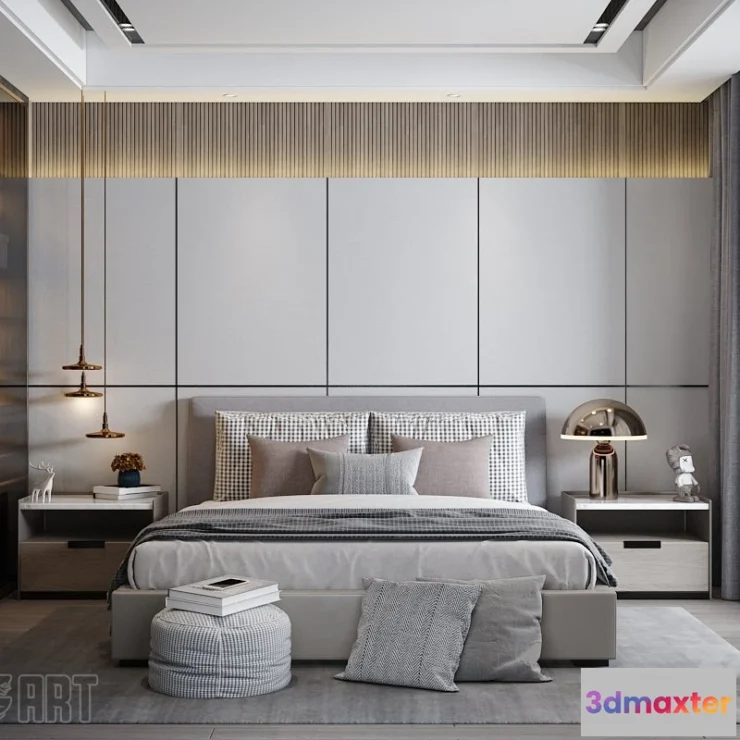 1190058 - BEDROOM - SCENES - 3D MODELS - 009