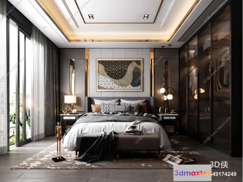 1190072 - BEDROOM - SCENES - 3D MODELS - 016