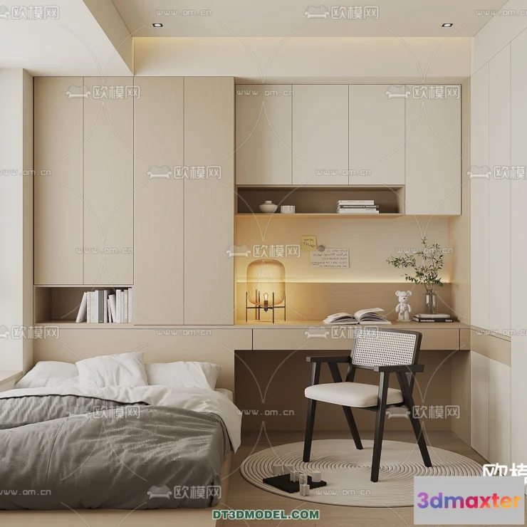 1219848 - Tatami Bedroom - Japan Bedroom - 3D Scene - 017