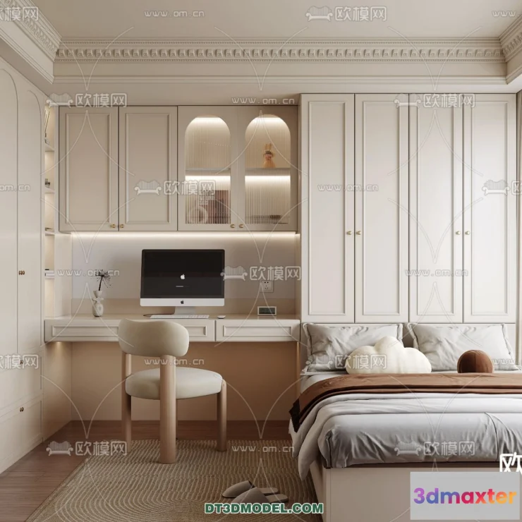 1219850 - Tatami Bedroom - Japan Bedroom - 3D Scene - 018