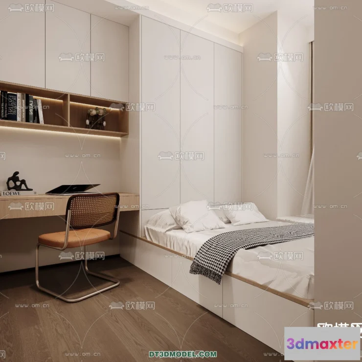 1219866 - Tatami Bedroom - Japan Bedroom - 3D Scene - 026