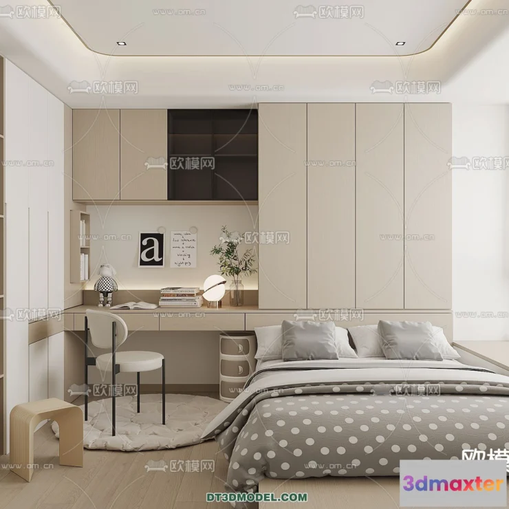 1219988 - Tatami Bedroom - Japan Bedroom - 3D Scene - 087