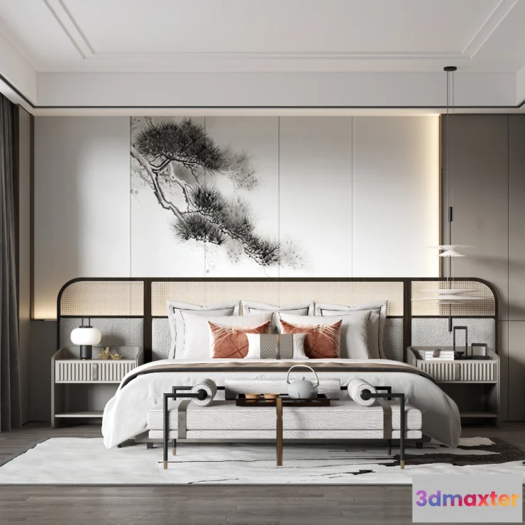 1224046 - BEDROOM - MODERN STYLE - 3D SCENE - 276
