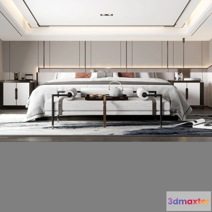 1224060 - BEDROOM - MODERN STYLE - 3D SCENE - 283