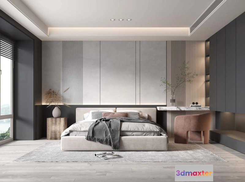 1224108 - BEDROOM - MODERN STYLE - 3D SCENE - 307