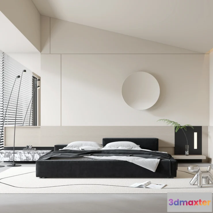 1224138 - BEDROOM - MODERN STYLE - 3D SCENE - 322