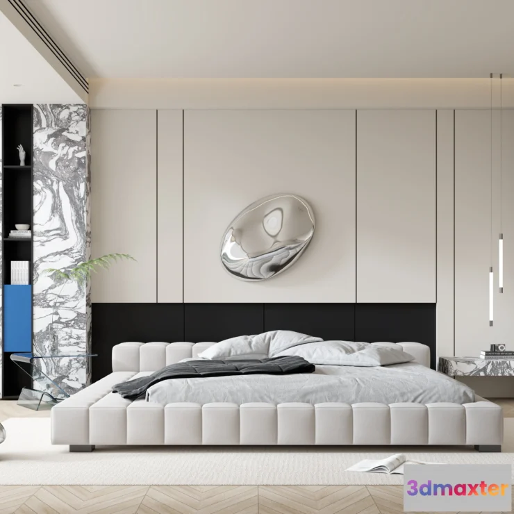 1224140 - BEDROOM - MODERN STYLE - 3D SCENE - 323