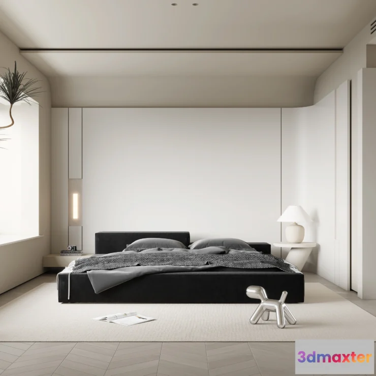 1224148 - BEDROOM - MODERN STYLE - 3D SCENE - 327
