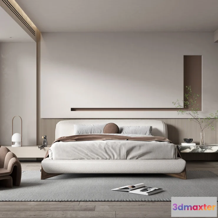 1224152 - BEDROOM - MODERN STYLE - 3D SCENE - 329