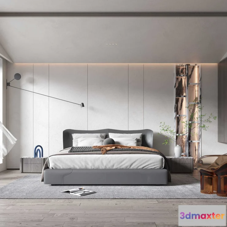 1224154 - BEDROOM - MODERN STYLE - 3D SCENE - 330