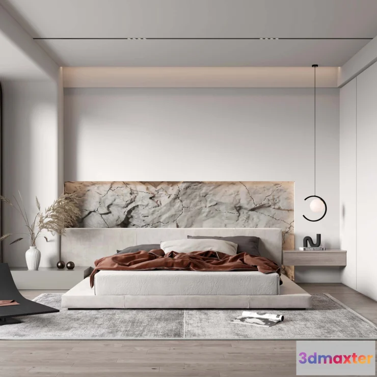 1224156 - BEDROOM - MODERN STYLE - 3D SCENE - 331