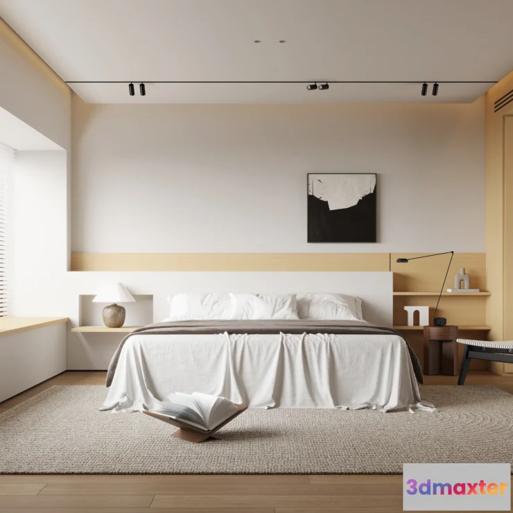 1224158 - BEDROOM - MODERN STYLE - 3D SCENE - 332