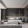 1224182 - BEDROOM - MODERN STYLE - 3D SCENE - 344