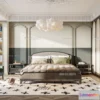 1241858 - BEDROOM - MODERN STYLE - VRAY  CORONA - 3D MODEL - 2053