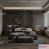 1241864 - BEDROOM - MODERN STYLE - CORONA - 3D MODEL - 2056
