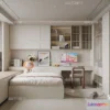 1241866 - BEDROOM - MODERN STYLE - VRAY  CORONA - 3D MODEL - 2057