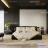 1241924 - BEDROOM - MODERN STYLE - VRAY  CORONA - 3D MODEL - 2086