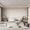1241936 - BEDROOM - MODERN STYLE - VRAY  CORONA - 3D MODEL - 2092
