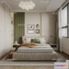 1241952 - BEDROOM - MODERN STYLE - VRAY  CORONA - 3D MODEL - 2100