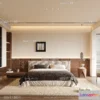 1241966 - BEDROOM - MODERN STYLE - VRAY  CORONA - 3D MODEL - 2107