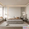 1241968 - BEDROOM - MODERN STYLE - VRAY  CORONA - 3D MODEL - 2108