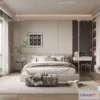 1241970 - BEDROOM - MODERN STYLE - VRAY  CORONA - 3D MODEL - 2109