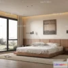 1241976 - BEDROOM - MODERN STYLE - VRAY  CORONA - 3D MODEL - 2112