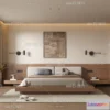1241978 - BEDROOM - MODERN STYLE - VRAY  CORONA - 3D MODEL - 2113