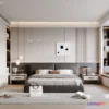 1241986 - BEDROOM - MODERN STYLE - VRAY  CORONA - 3D MODEL - 2117