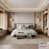 1241990 - BEDROOM - MODERN STYLE - VRAY  CORONA - 3D MODEL - 2119