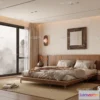 1241992 - BEDROOM - MODERN STYLE - VRAY  CORONA - 3D MODEL - 2120