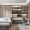1242020 - BEDROOM - MODERN STYLE - VRAY  CORONA - 3D MODEL - 2134