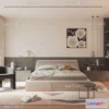 1242064 - BEDROOM - MODERN STYLE - VRAY  CORONA - 3D MODEL - 2156