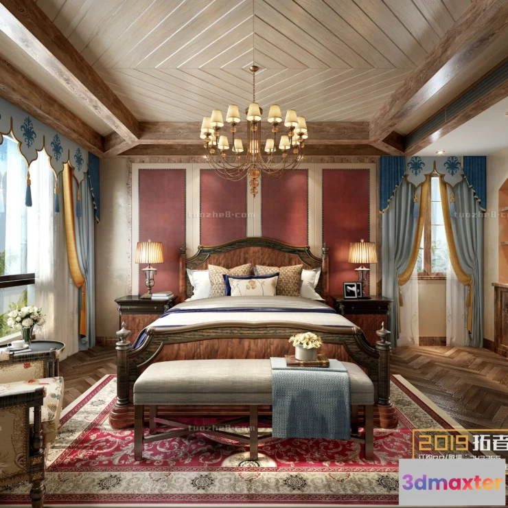 1253254 - Extension Interior - BEDROOM - EUROPEAN STYLES - 001