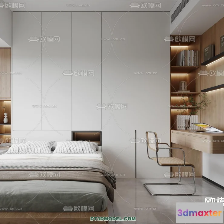 1261784 - Tatami Bedroom - Japan Bedroom - 3D Scene - 075