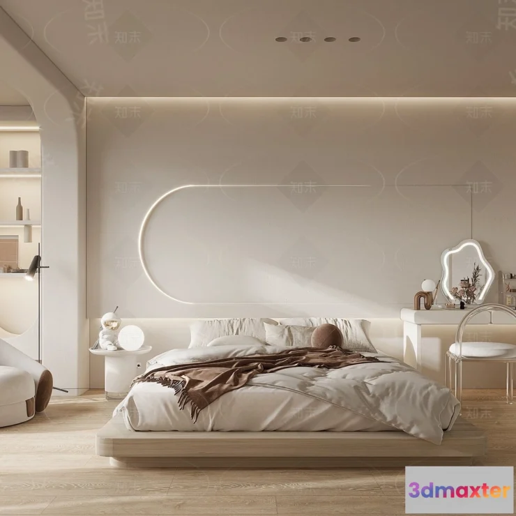 1359318 - Bedroom - 3D Interior Scenes - Modern Style - 3D Models - 114 3D Max