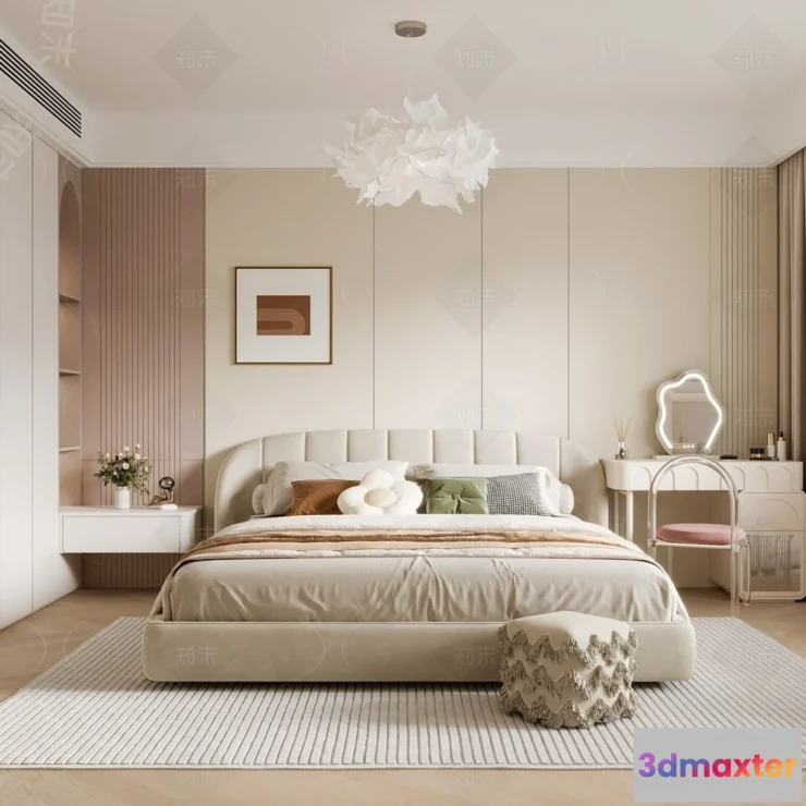 1359518 - Bedroom - 3D Interior Scenes - Modern Style - 3D Models - 117 3D Max