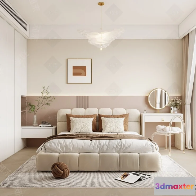 1359657 - Bedroom - 3D Interior Scenes - Modern Style - 3D Models - 119 3D Max