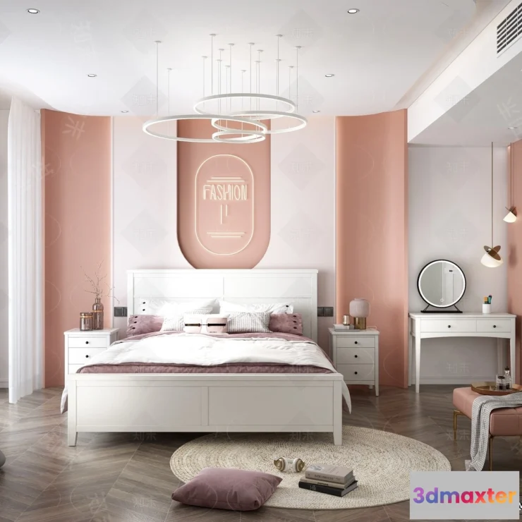 1361189 - Bedroom - 3D Interior Scenes - Modern Style - 3D Models - 141 3D Max