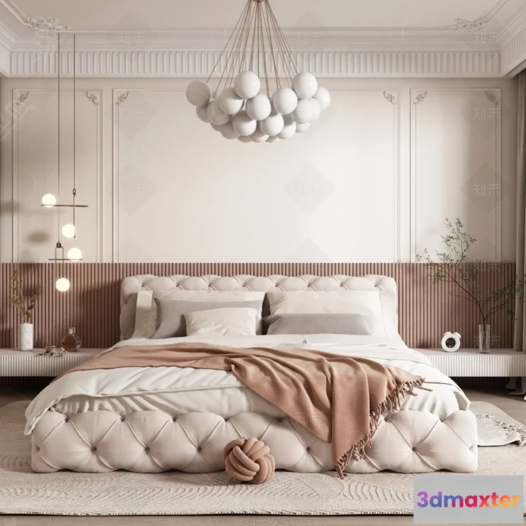 1362876 - Bedroom - 3D Interior Scenes - Modern Style - 3D Models - 164 3D Max