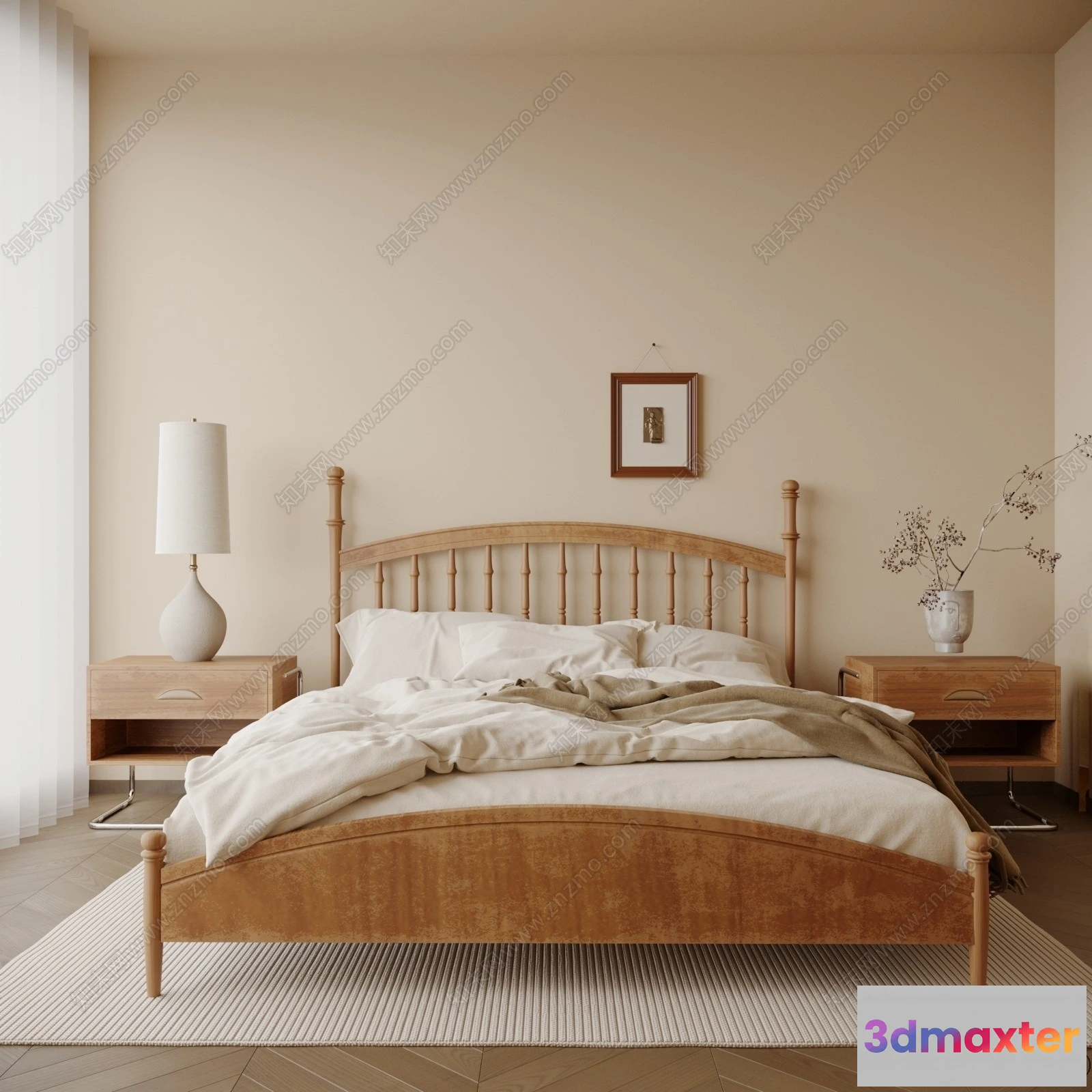 1364331 - Bedroom - 3D Interior Scenes - Modern Style - 3D Models - 185 3D Max