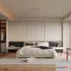 1364398 - Bedroom - 3D Interior Scenes - Modern Style - 3D Models - 186 3D Max