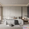 1364803 - Bedroom - 3D Interior Scenes - Modern Style - 3D Models - 192 3D Max